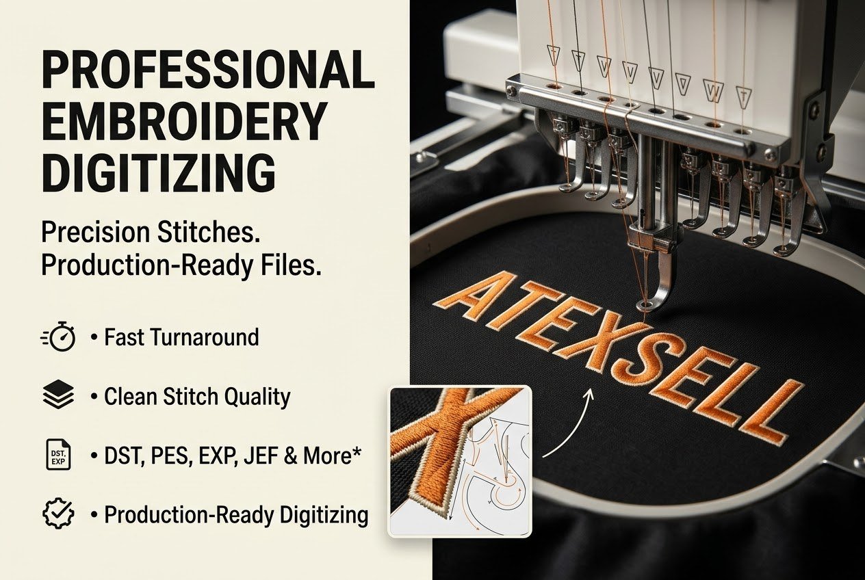Embroidery Design & Digitizing – example 2 – Atexsell