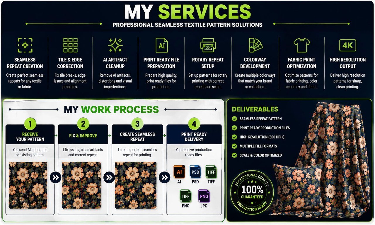 Seamless Pattern Design – example 2 – Atexsell