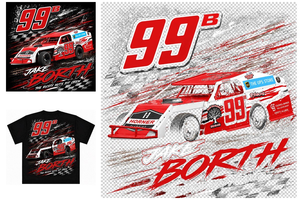 DTF / DTG Print-Ready Design portfolio sample 3 – Atexsell