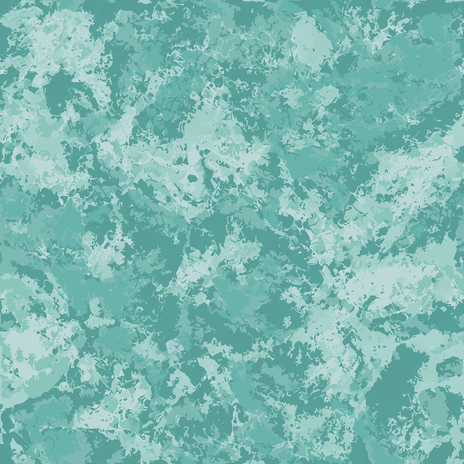 Turquoise blue abstract texture seamless pattern with layered organic shapes for textile and fabric design