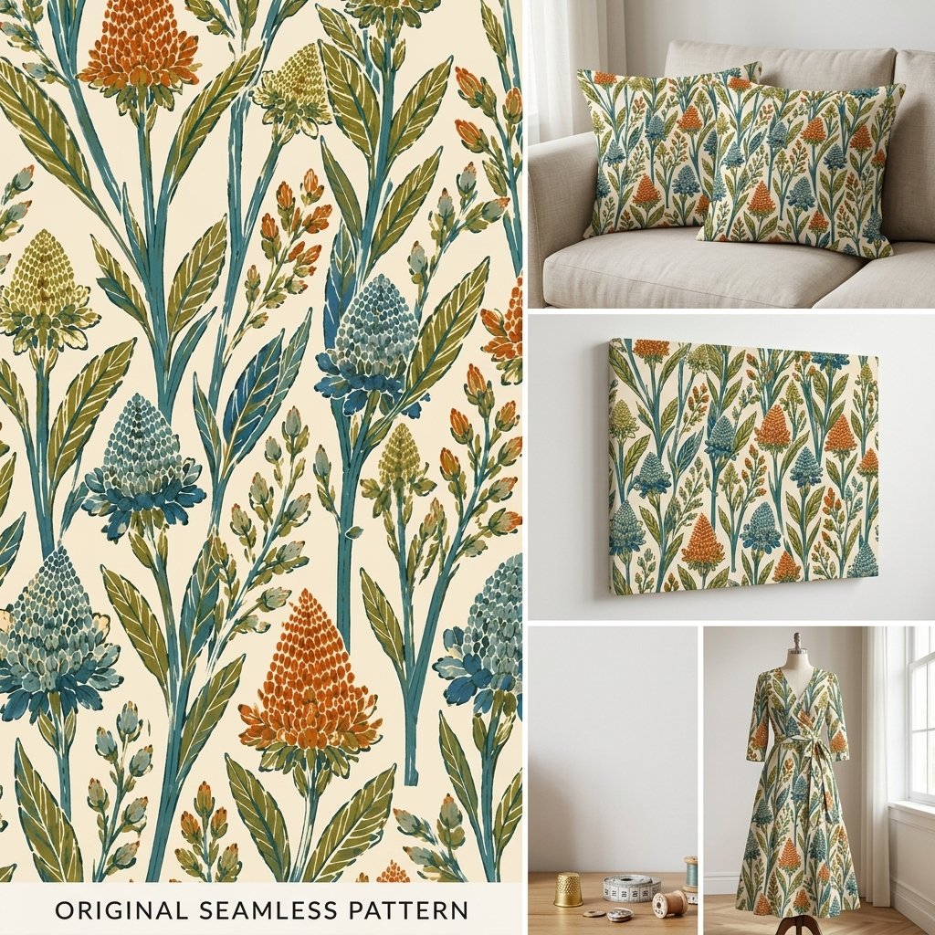 custom seamless design, seamless pattern design service